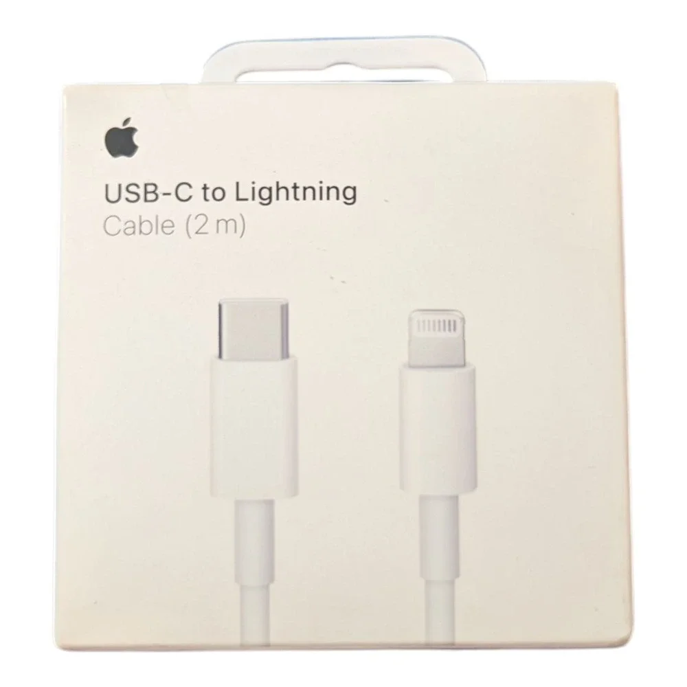 Q3-OB Genuine Apple Lighting to USB-C 2m/6.6ft‎ A2441 Cable MW2R3AM/A (Open Box)